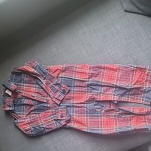 Sz 12-18 month Tea Collection Plaid Romper